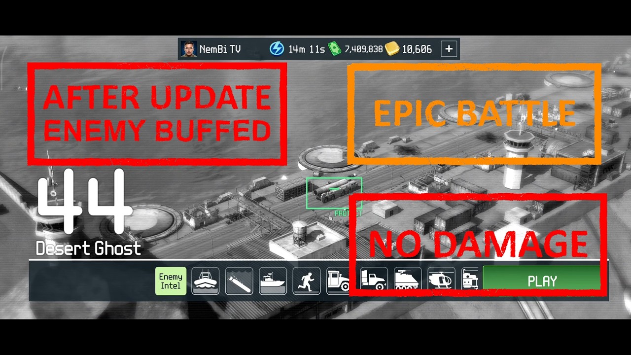 War Drone EPIC Battle Level 44 🔥 Desert Ghost | NO DAMAGE 🏆