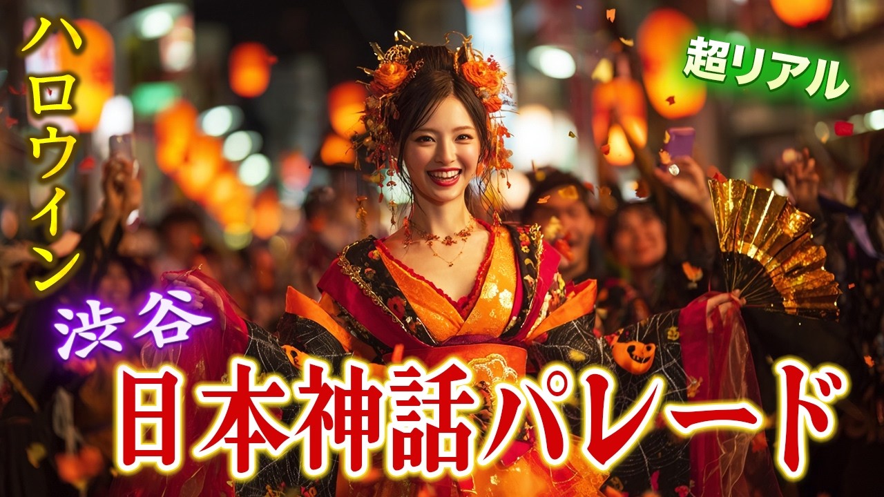 【神回】AIが本気で作った 神々のハロウィンパレード。渋谷ジャックの夜