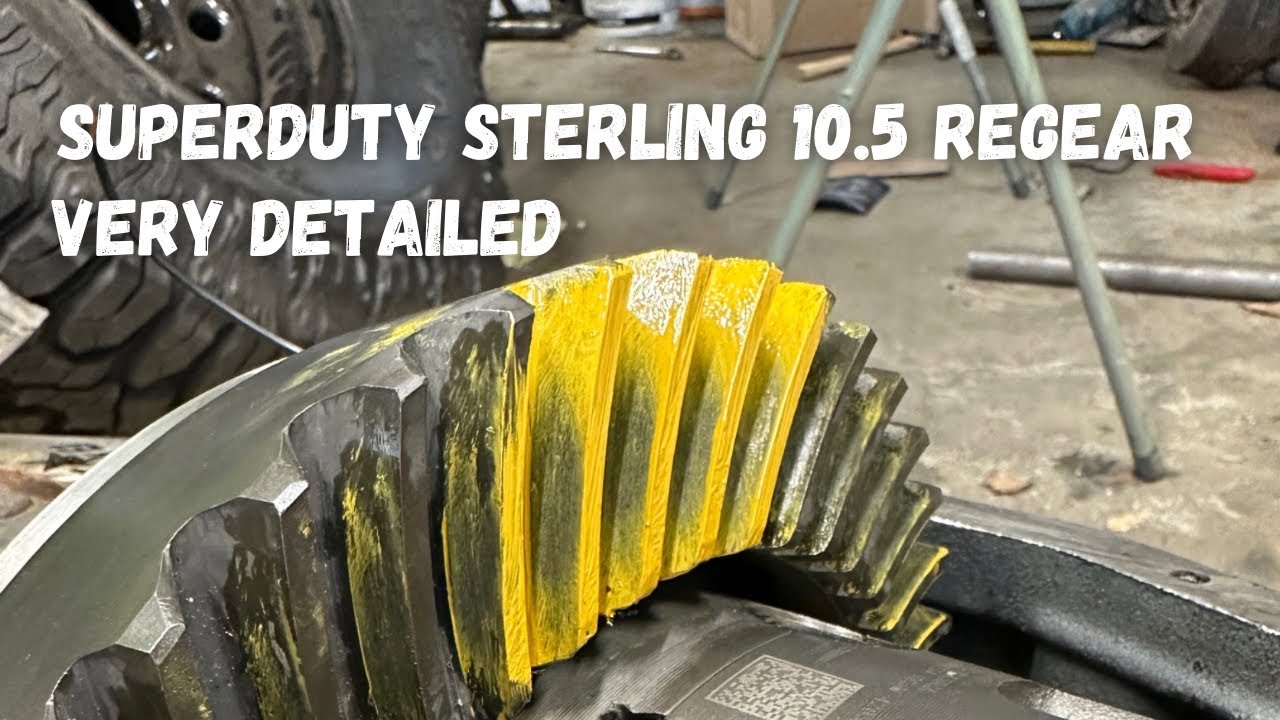 F250 Super duty Sterling 10.5 / 10.25 Regear and Locker install Very Detailed!!
