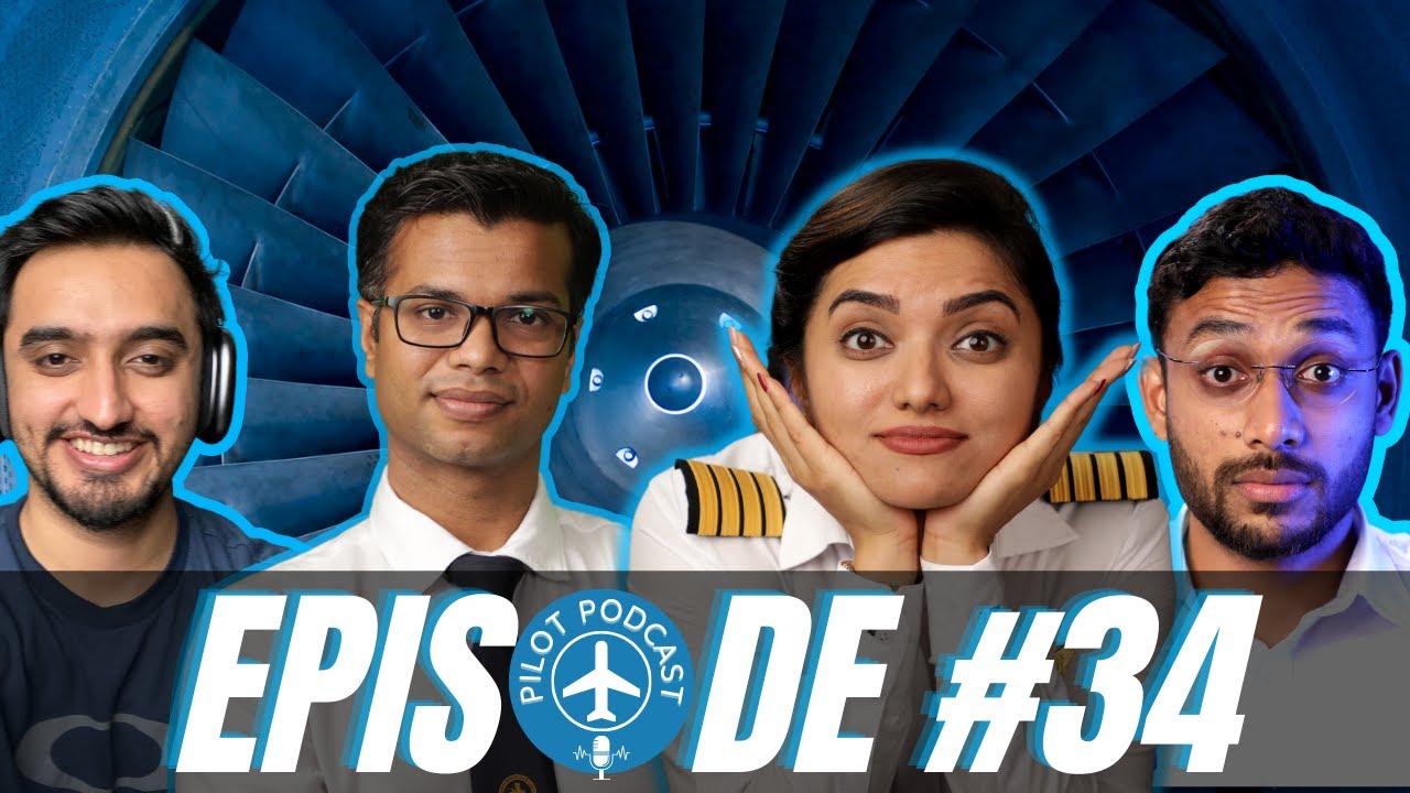 Life of a Female Airline Pilot | Pilot Podcast #34 | Capt. Neha, Dr. Rakesh Winged Engineer & Nilay