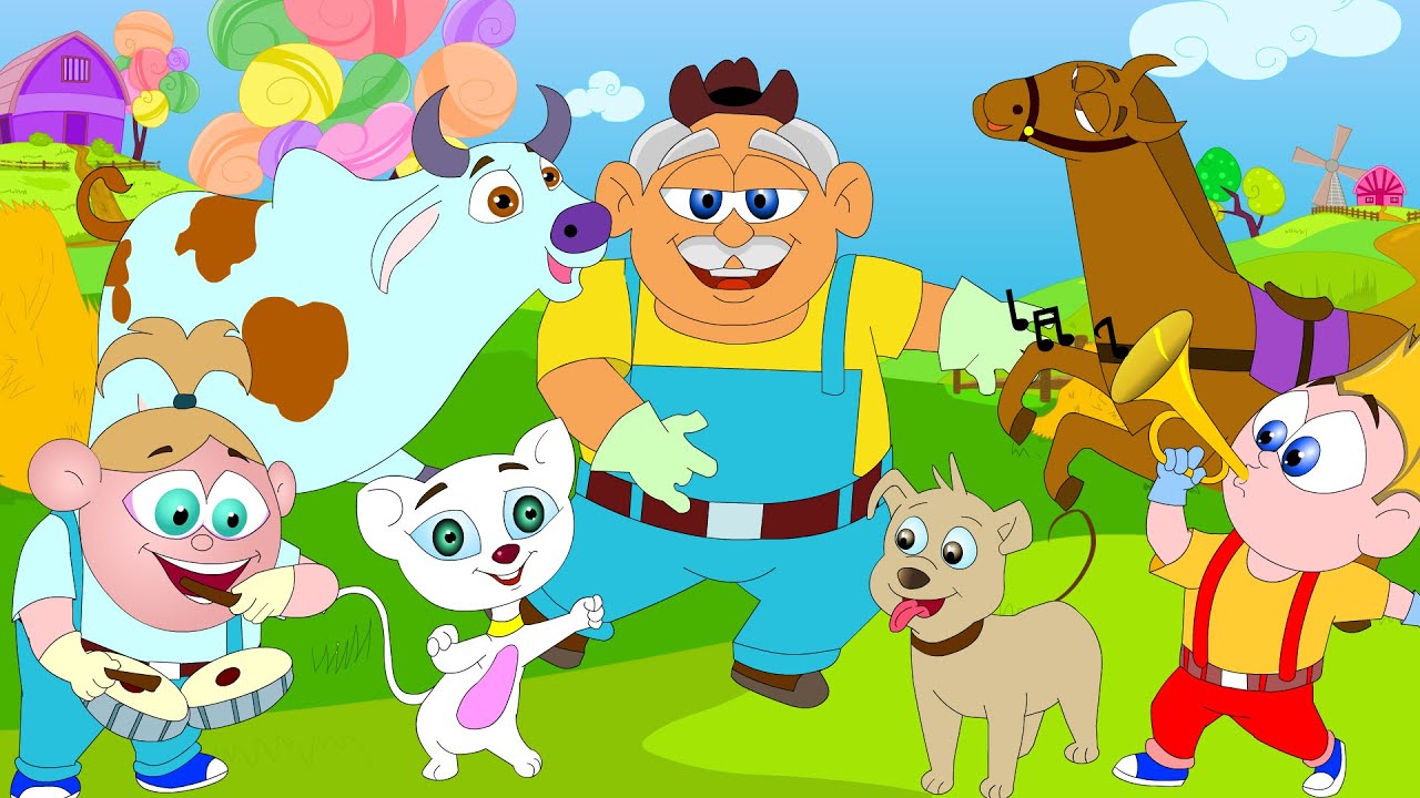 Old Macdonald Had A Farm - Popular #NurseryRhymes Collection I Children Songs
