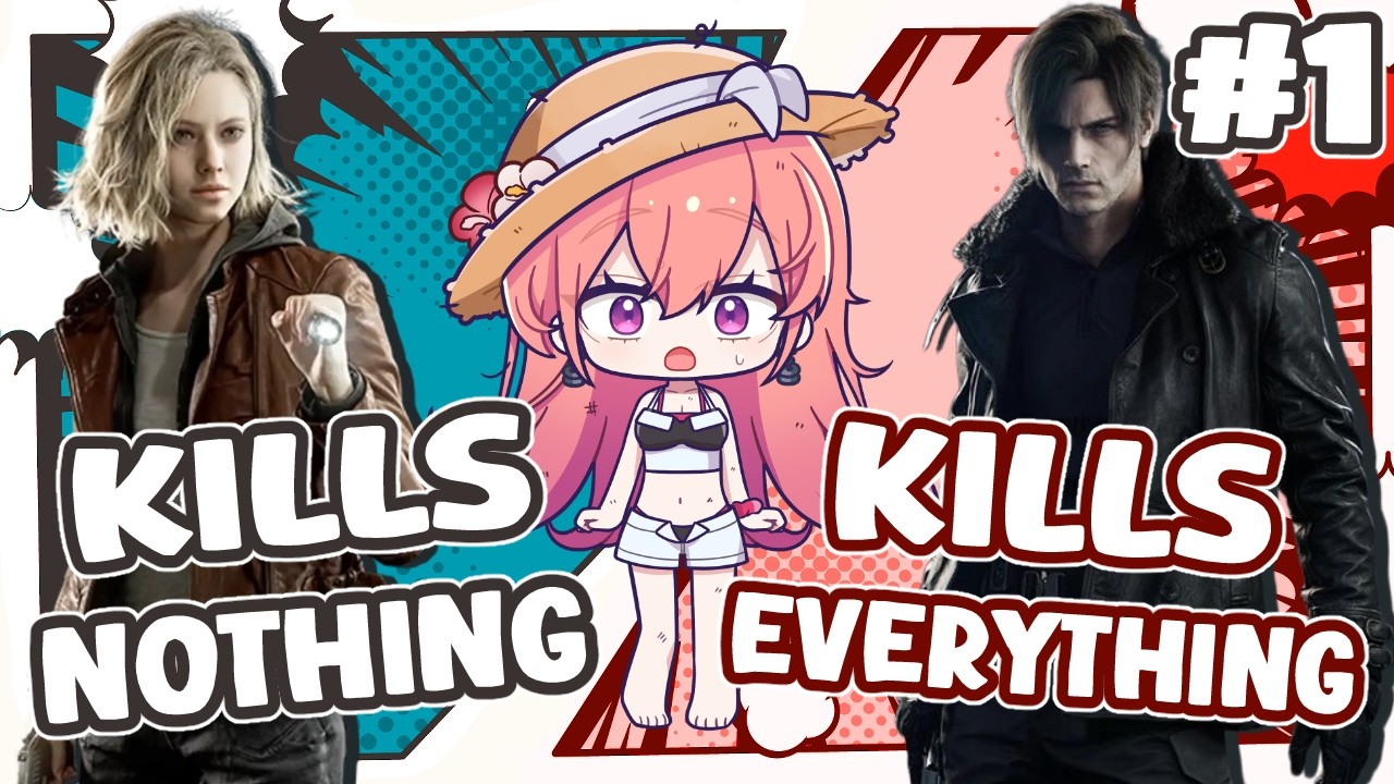 Challenge: Killing NOTHING as Grace, Killing EVERYTHING as Leon【RE9】Part 1