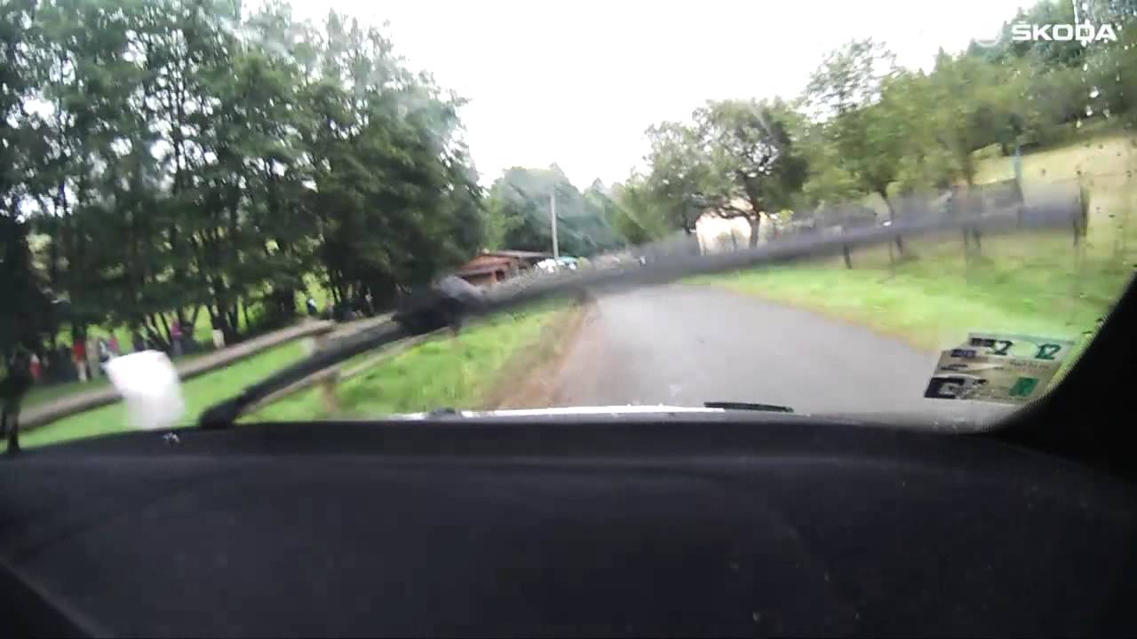 ŠKODA Motorsport Barum Czech Rally Zlín SS5 Onboard Kopecký/Dresler 2012