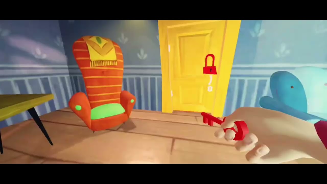 Pasándome hello neighbor en roblox