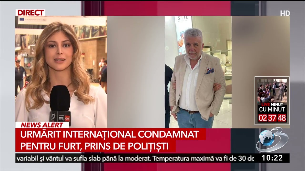 Urmărit internaţional, condamnat pentru furt, prins de poliţiştii din Bucureşti