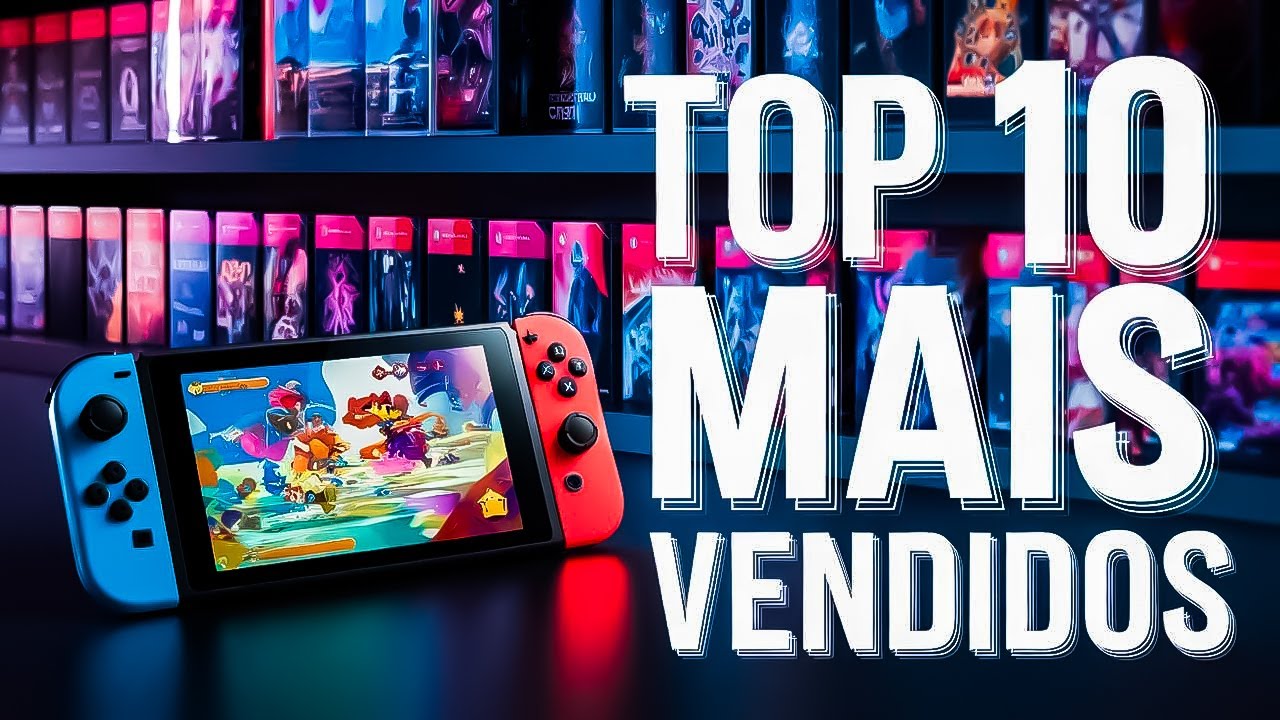 Os 10 jogos MAIS vendidos do Nintendo Switch (Tirando Mario Kart 8)! 🏆