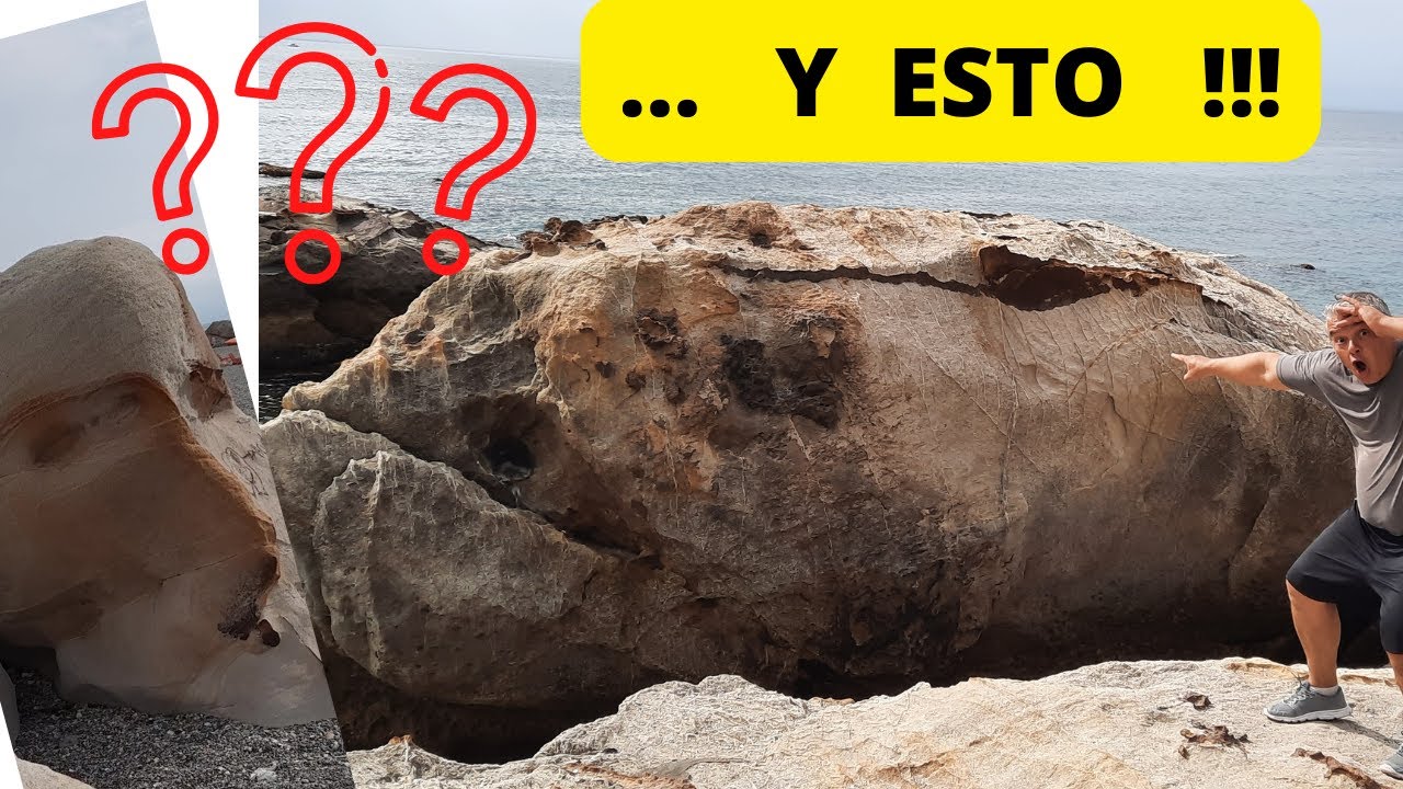 ENCONTRAMOS ESTO en las playas de PUNTA CHULLERA  😮  (COSTA del SOL en PUNTA CHULLERA-MANILVA )