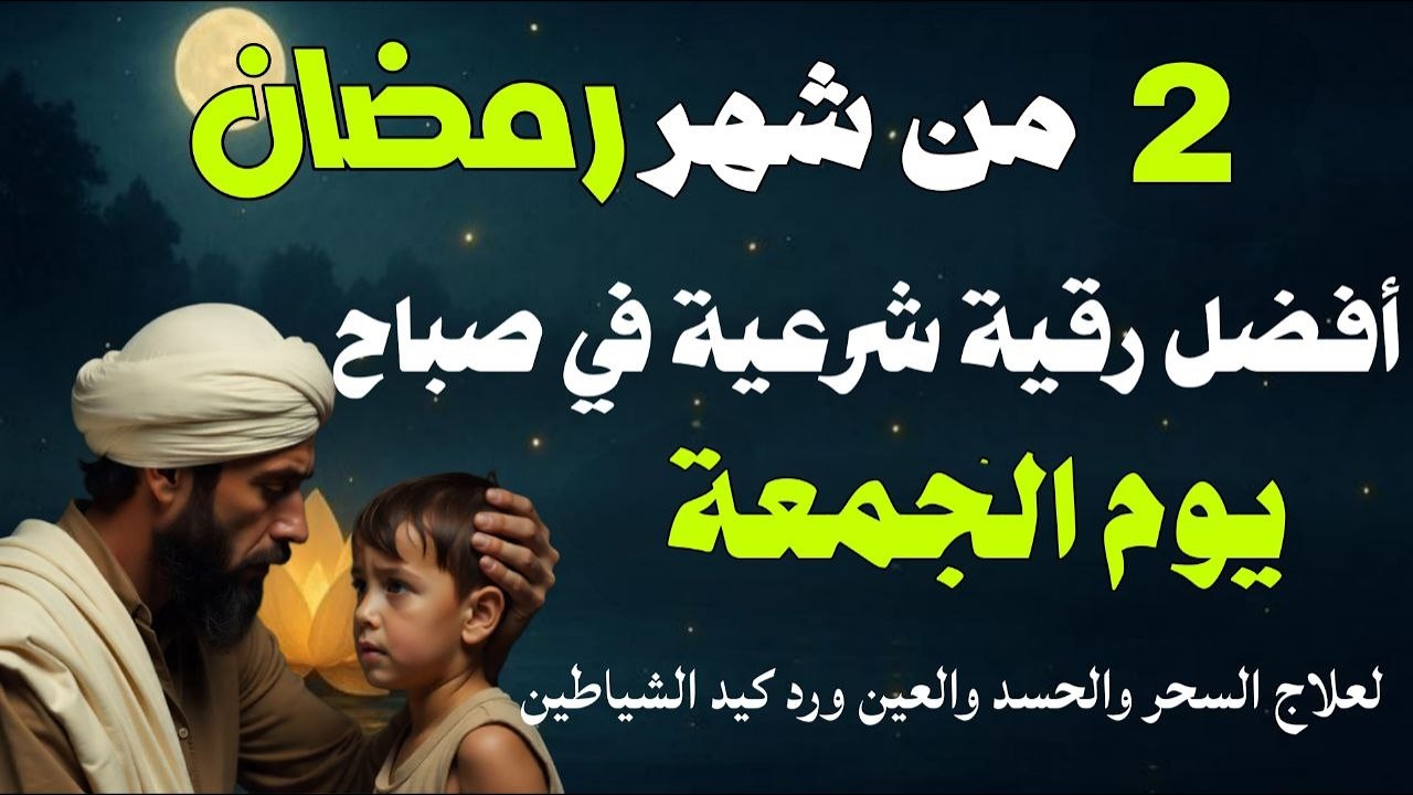 أفضل رقية شرعية في صباح يوم الجمعة 2 من شهر رمضان لعلاج الحسد والسحر والعين وتحصين البيت والأولاد
