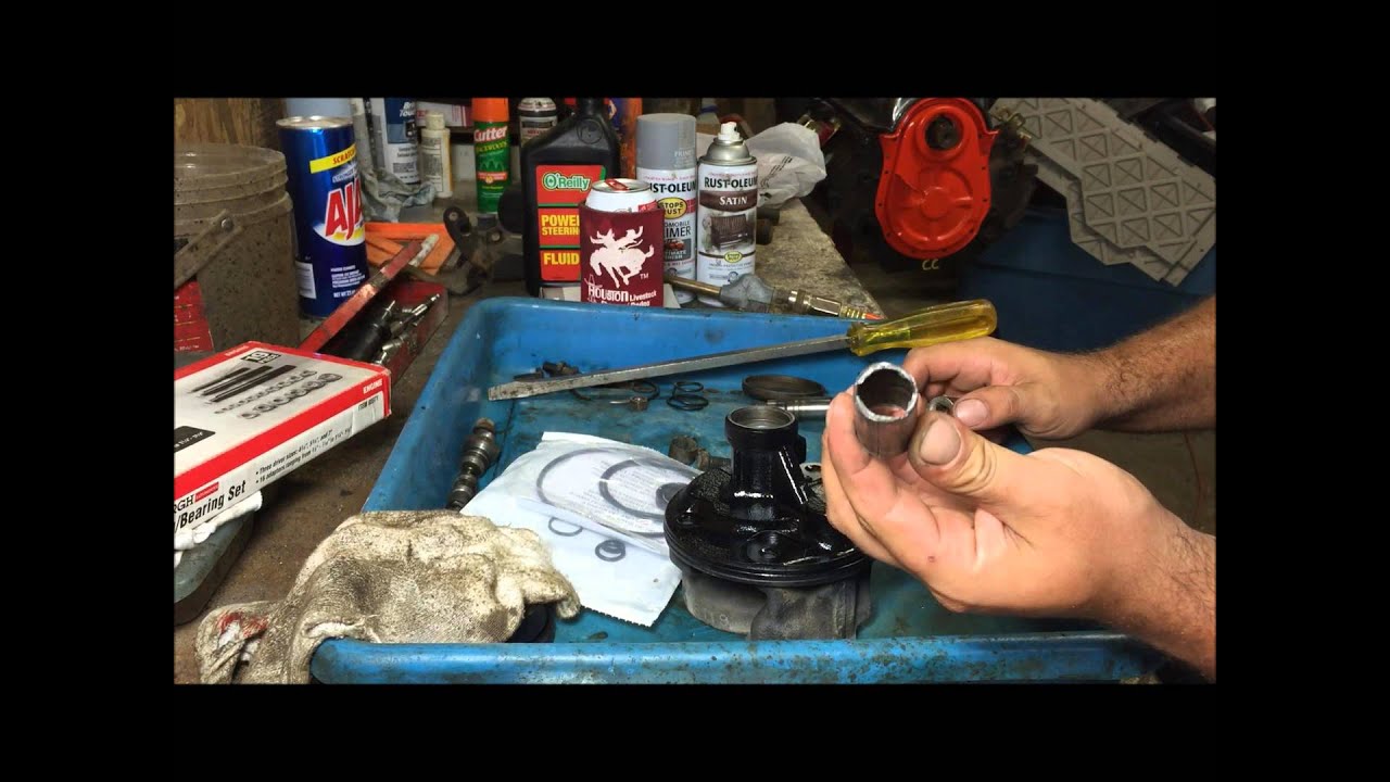 how to rebuild GM chevelle power steering pump