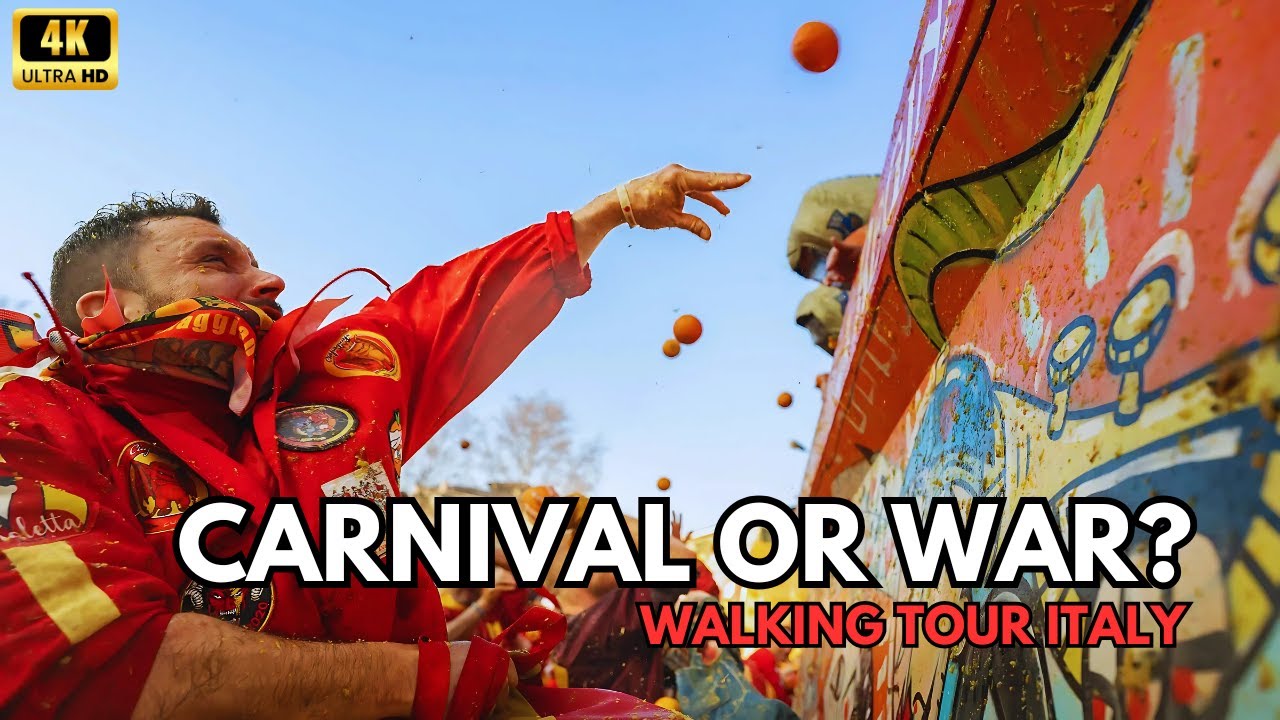 Walk With Me Through Ivrea / An Italian City Where We Will Show You The Orange Carnival in Detail.