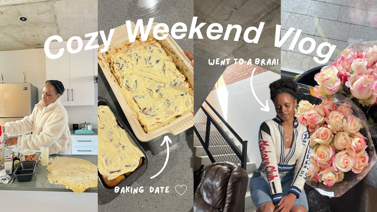Cozy Weekend Vlog ☆ Baking Date, Church Service & Family Braai