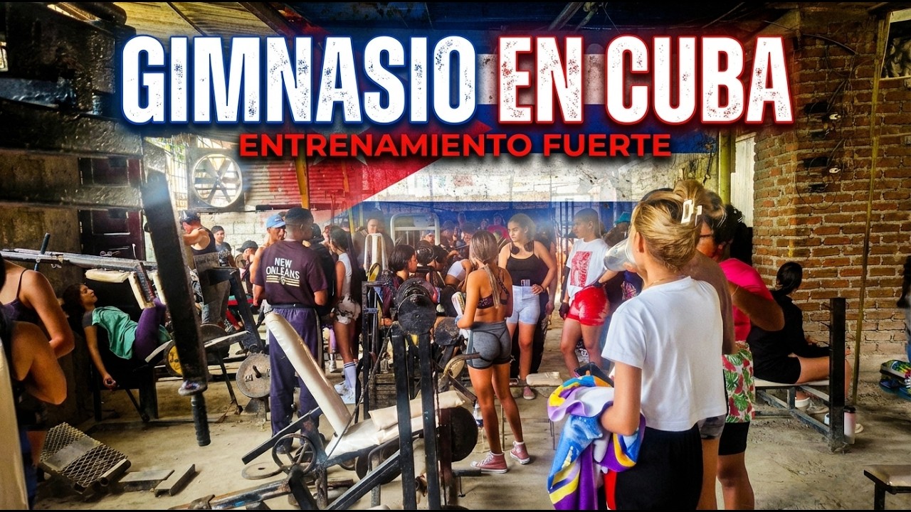Asi son los gimnasio en Cuba, gimnasio del Aguilera en Las Tunas.