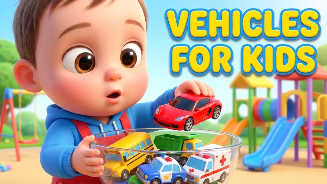 Learning Vehicle Names & Drawing for Toddlers | Toy Car Surprise! 🚗