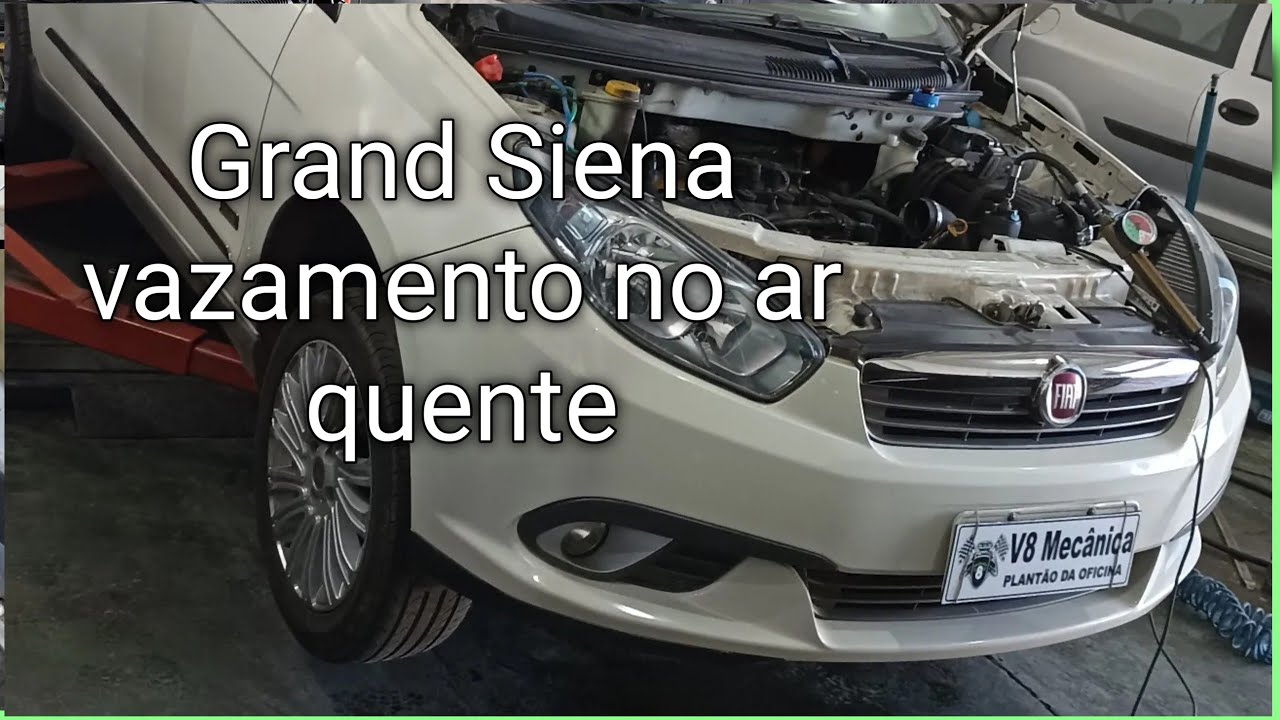 Grand Siena - Vazamento do arrefecimento no Ar quente