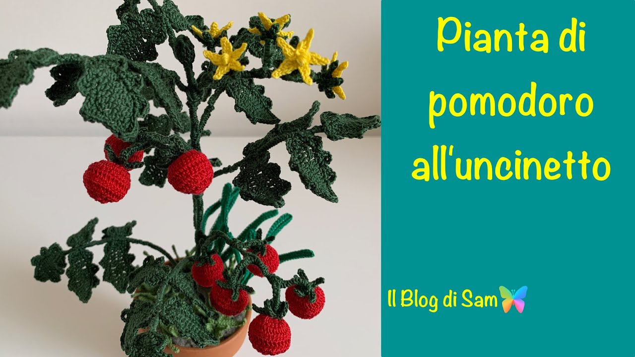 Spiegazione della Pianta del Pomodoro all'uncinetto