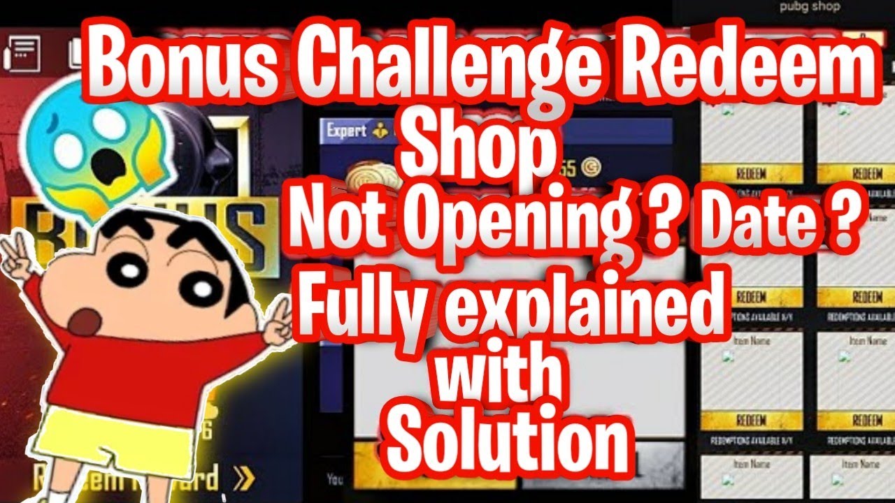 Bonus challenge shop not opening solution /how to open bonus challenge shop