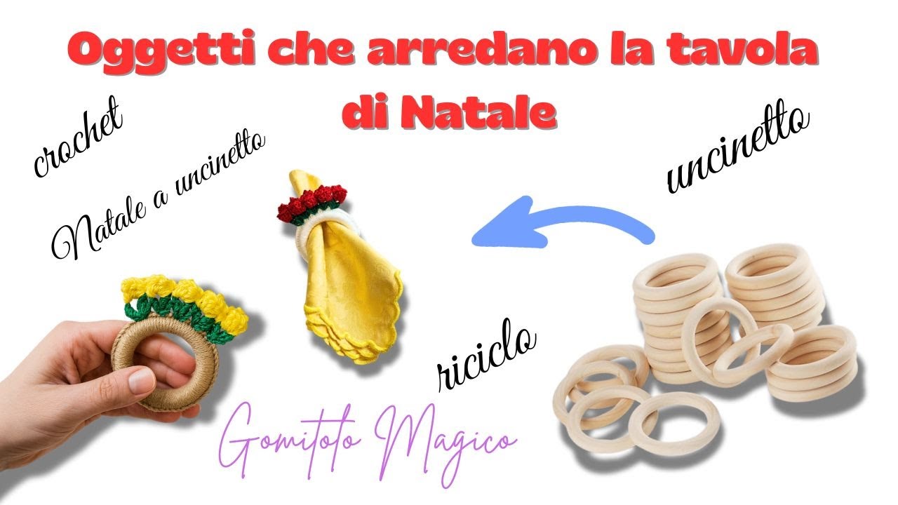 Ho usato degli anelli in legno per un progetto super economico anche per i mercatini  #crochet