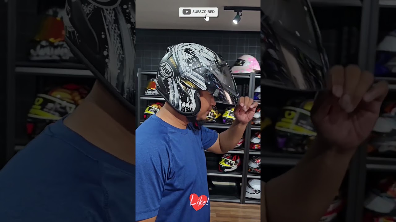 Helm Arai Vz Ram Kiyonari #automobile #smarthelmet #smartphone #shortsviral #shortvideo #shorts