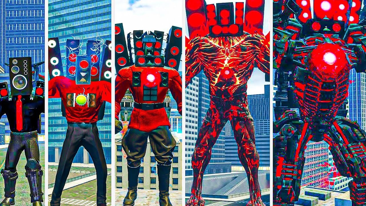 TITAN SPEAKERMAN vs ASTRO JUGGERNAUT | EPIC SIZE & STRENGTH COMPARISON