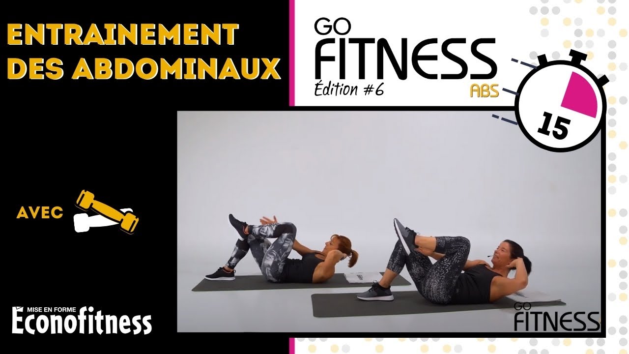 Entrainement des ABDOMINAUX | 15 Minutes | GoFitness ABS (Édition 6)