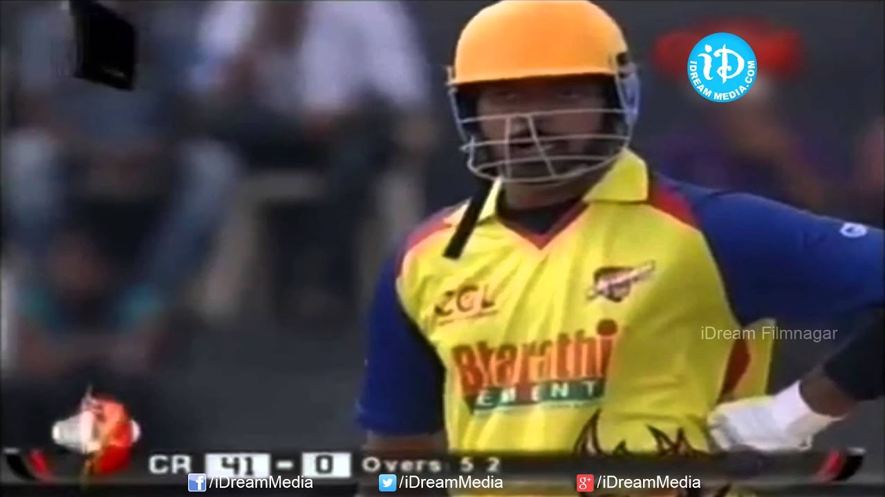 CCL 1 - Chennai Rhinos Match Vs Karnataka Bulldozers Match Part 1