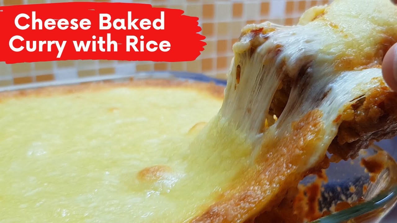Cheese Baked Curry with Rice