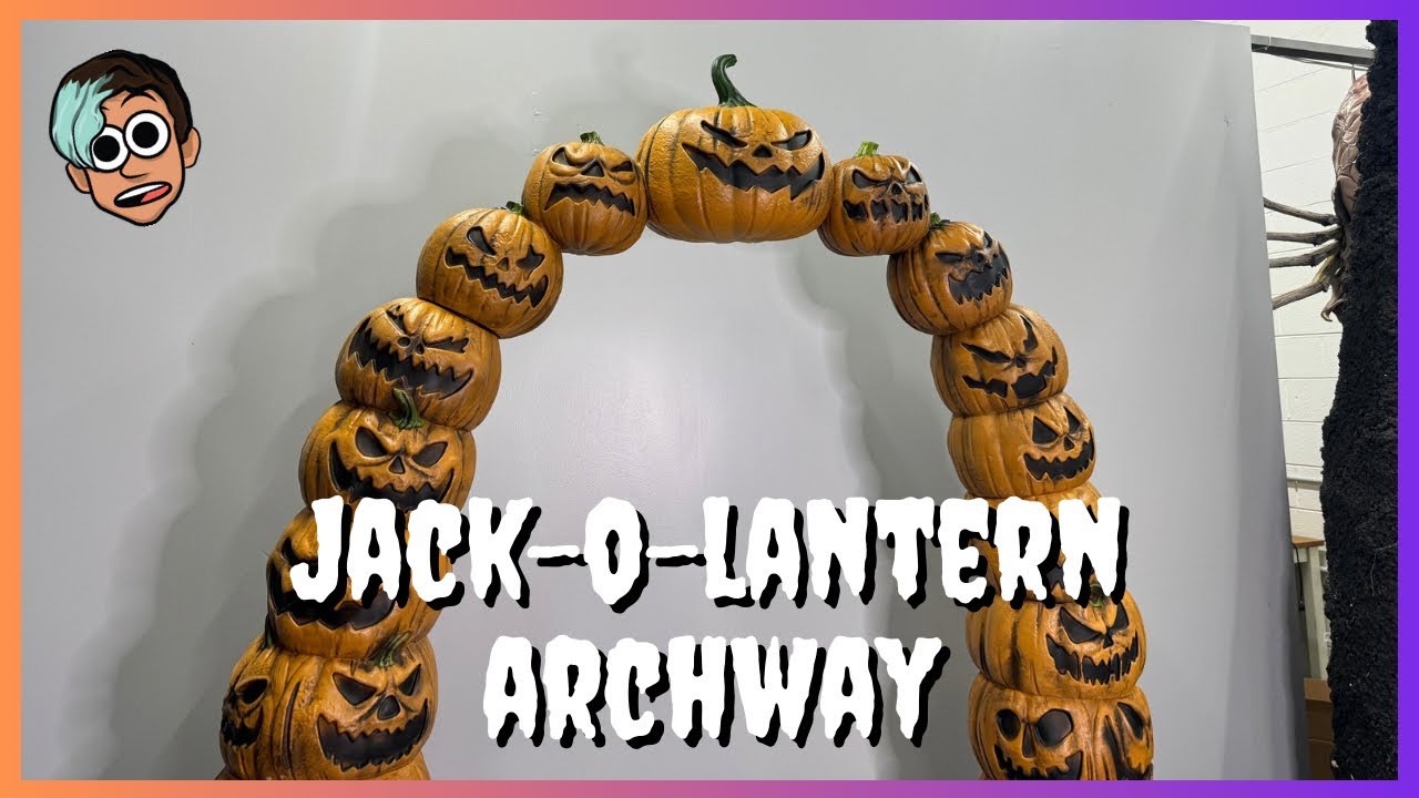 👻Home Depot 2024 - Jack-o-Lantern Archway Unboxing/Setup!🎃