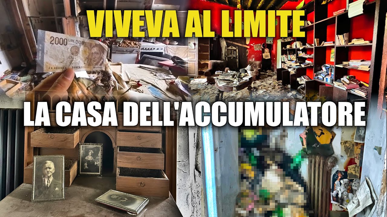 LA CASA ABBANDONATA DELL'ACCUMULATORE SERIALE: BAGNO TRAMUTATO IN DISCARICA E ROBA VECCHIA OVUNQUE!