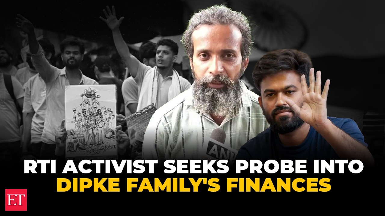 'Rs 60,000 salary and US education?': RTI activist Amit seeks probe into Dipke family's finances