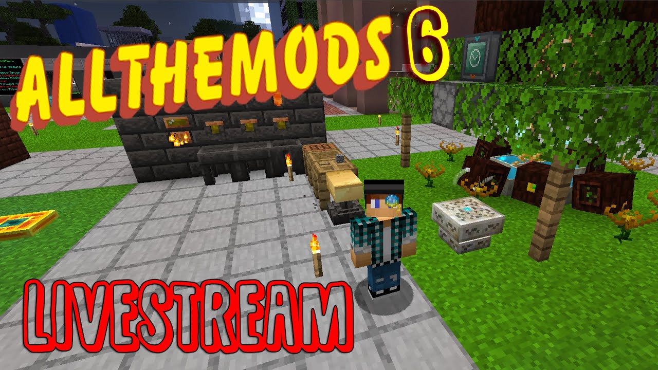 All the Mods 6 (Minecraft 1.16 modpack) PART 8:  Crafting Room, RF Tools Screen