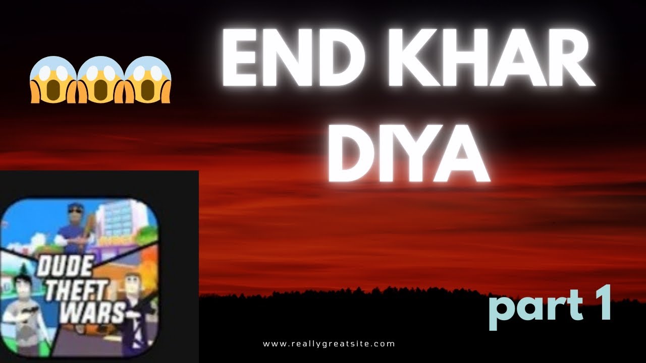 Dude theft wars gameplay end scene 😱😱😱😱