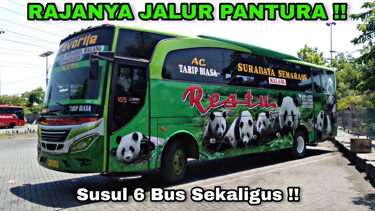 Lebih Cepat Dari Eko Boros❓Susul 6 Bus Di Depannya!! Trip Bus Restu Surabaya Semarang