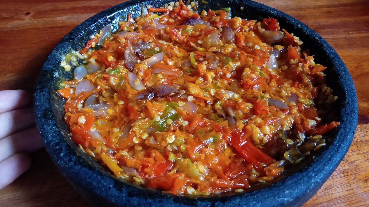 Sambal bawang enak,  gurih dan pedasnya 100 % bikin nagih