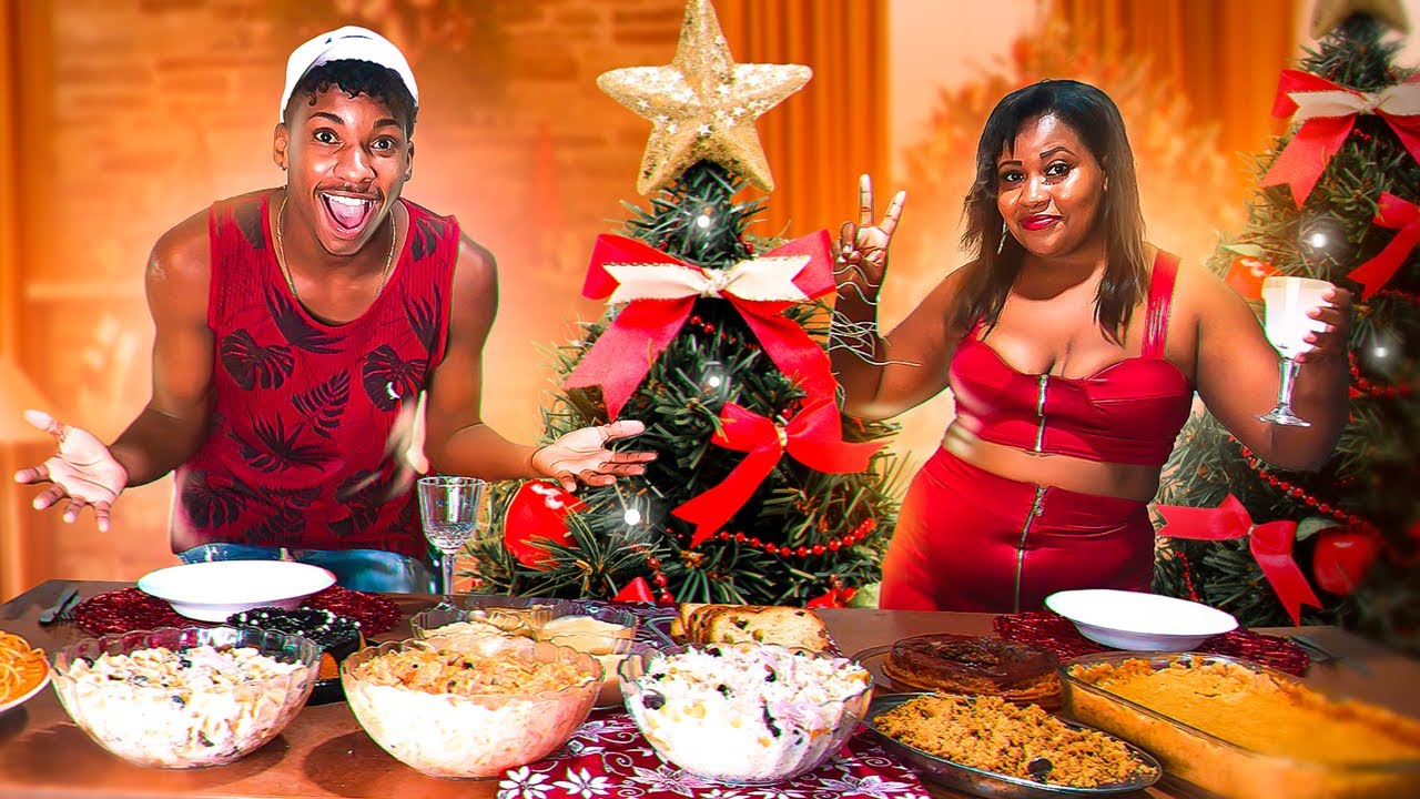 NOSSA PRIMEIRA CEIA DE NATAL EM 2021 | Fizemos muitas comidas ❤️🎄
