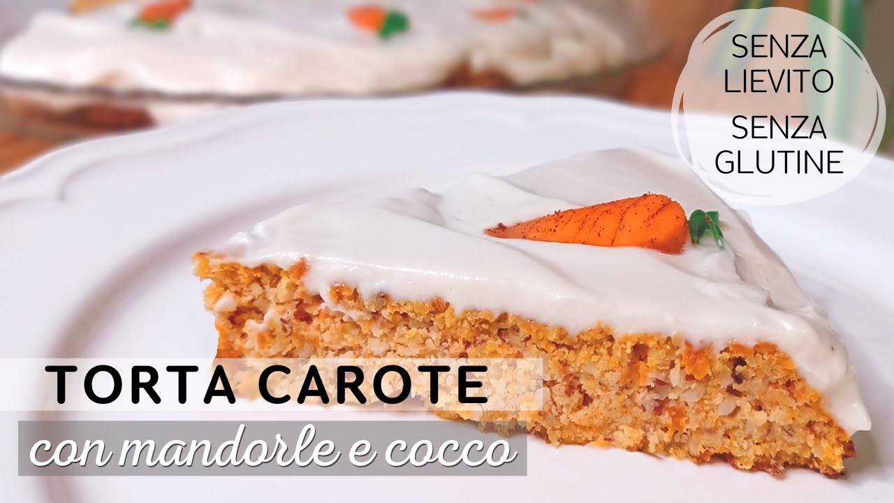 Torta di Carote e Mandorle Morbidissima | Senza Glutine, Zucchero e Lievito! 🥕✨