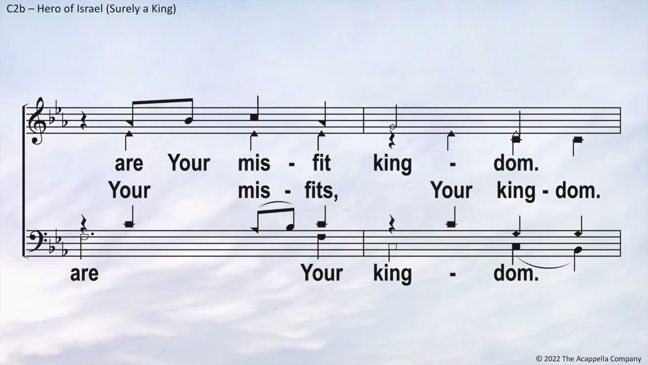 Hero of Israel (Surely A King) Acapella  A Capella