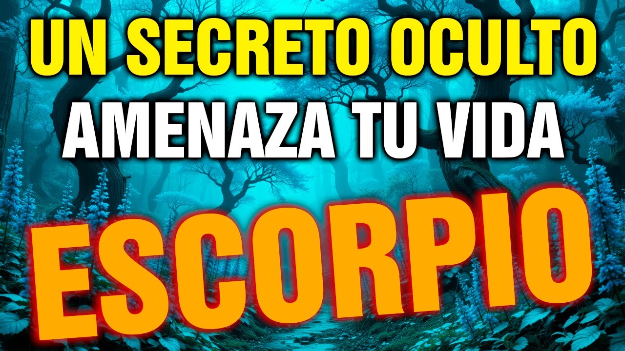 escorpio 🟢 ¡URGENTE! TU VIDA CORRE PELIGRO AHORA MISMO 🔴 VOY A REVELARTE LA RAZÓN ⚠️