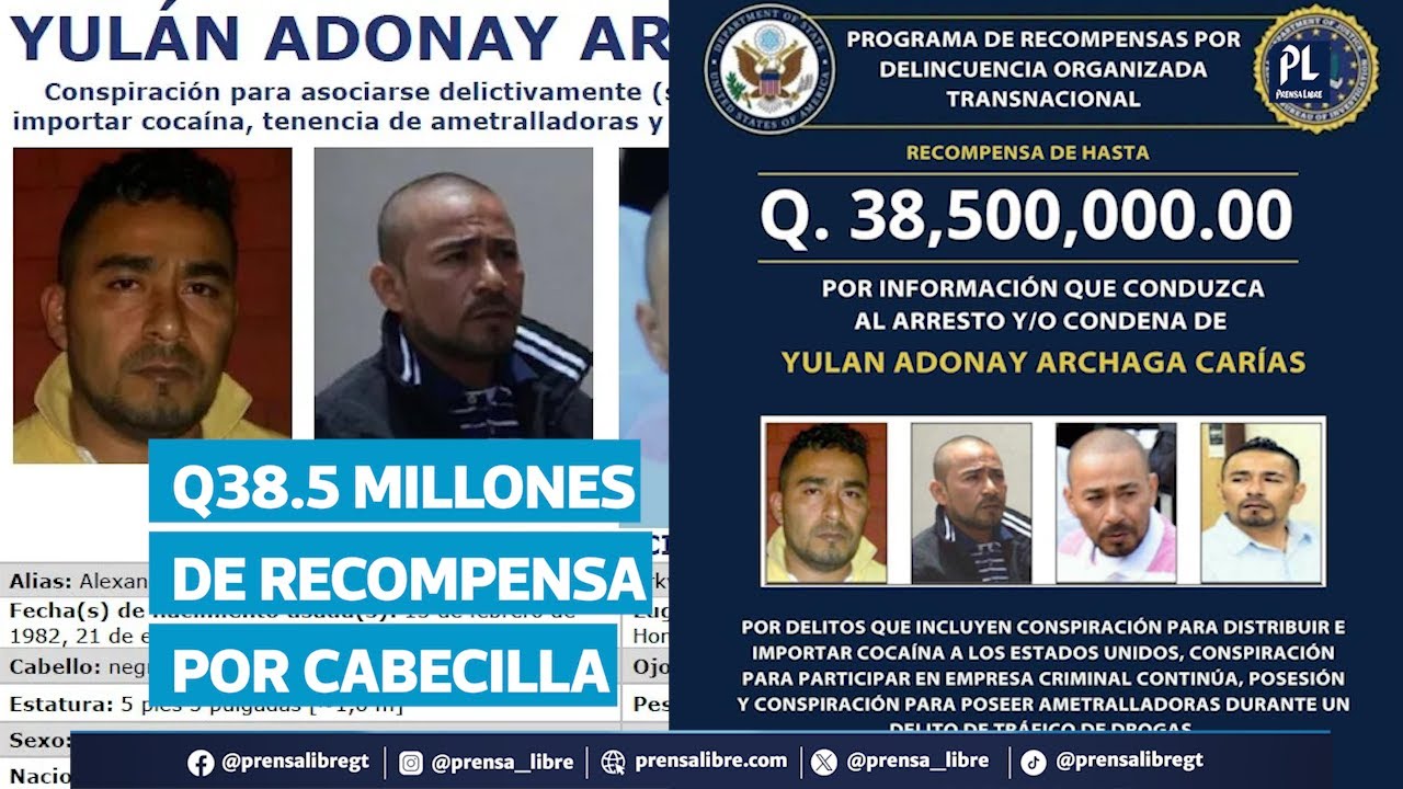 Recompensa de Q38.5 millones por información de “Porky”, considerado cabecilla de la MS en Honduras