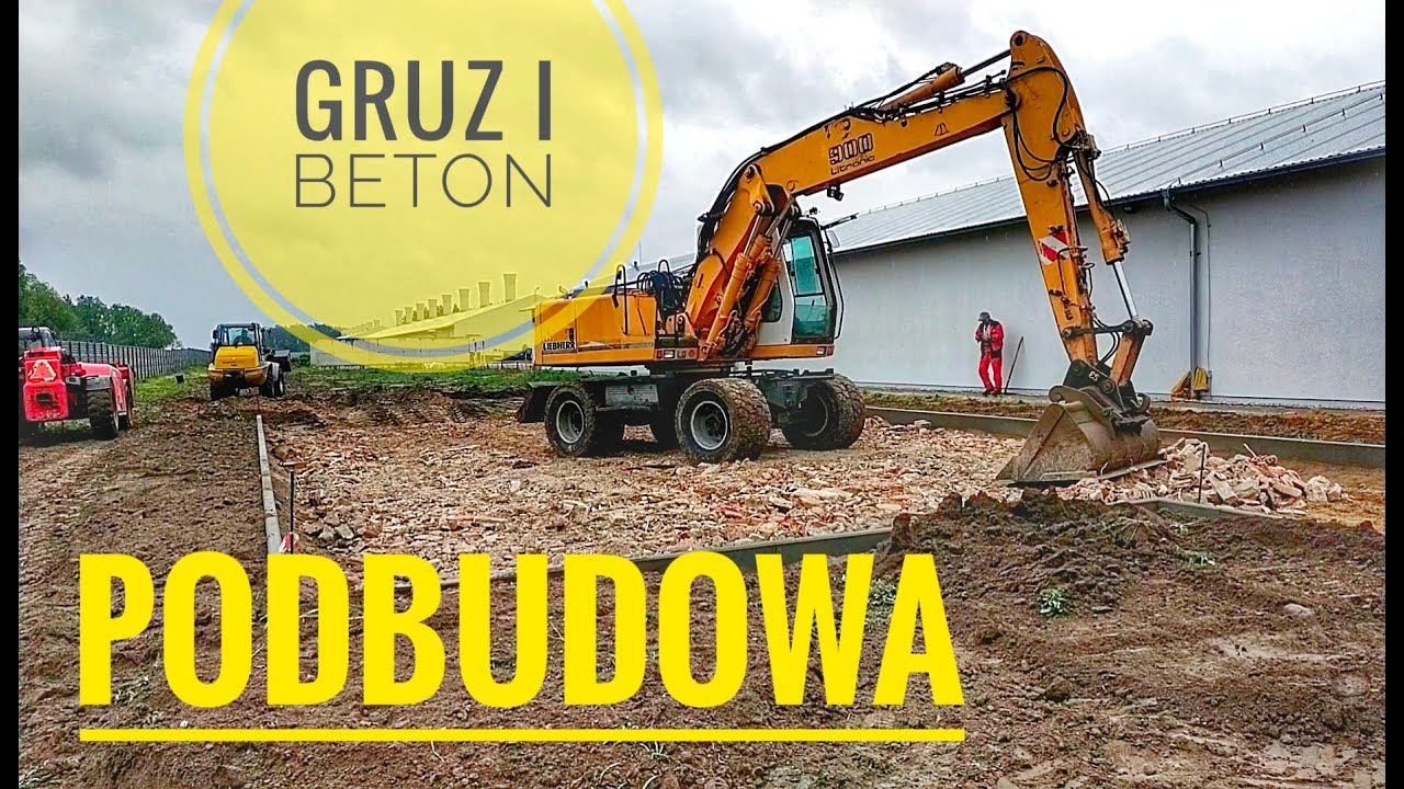 Podbudowa z gruzu i betonu pod kostkę brukową - utwardzanie drogi krok po kroku #brukarz​​​​ #Paving