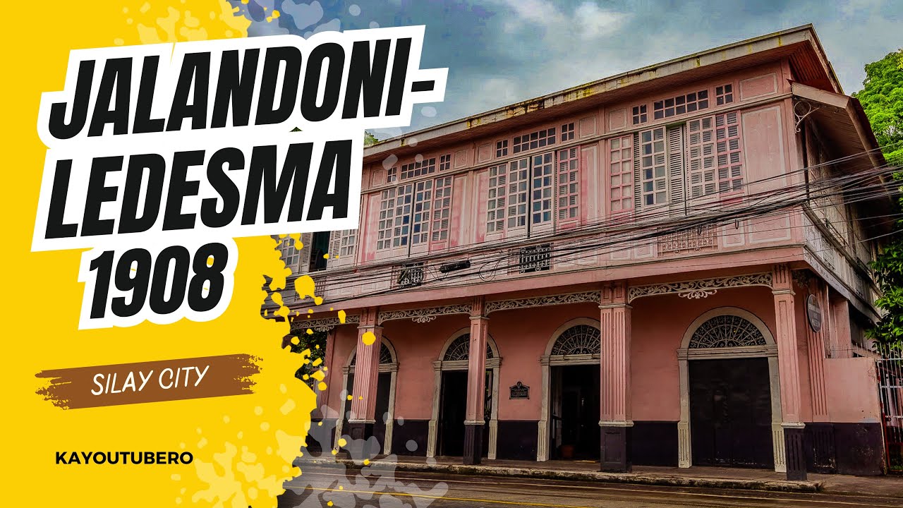 BERNARDINO JALANDONI & YSABEL VILLALOBOS LEDESMA-JALANDONI! THE PINK HOUSE OF SILAY 1908