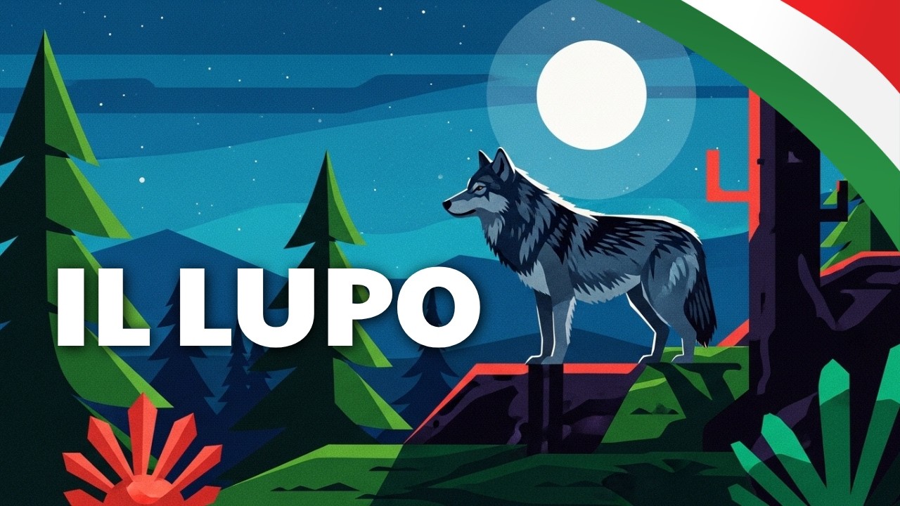 🇮🇹 Italian Short Story for Beginners (A1) | The Wolf