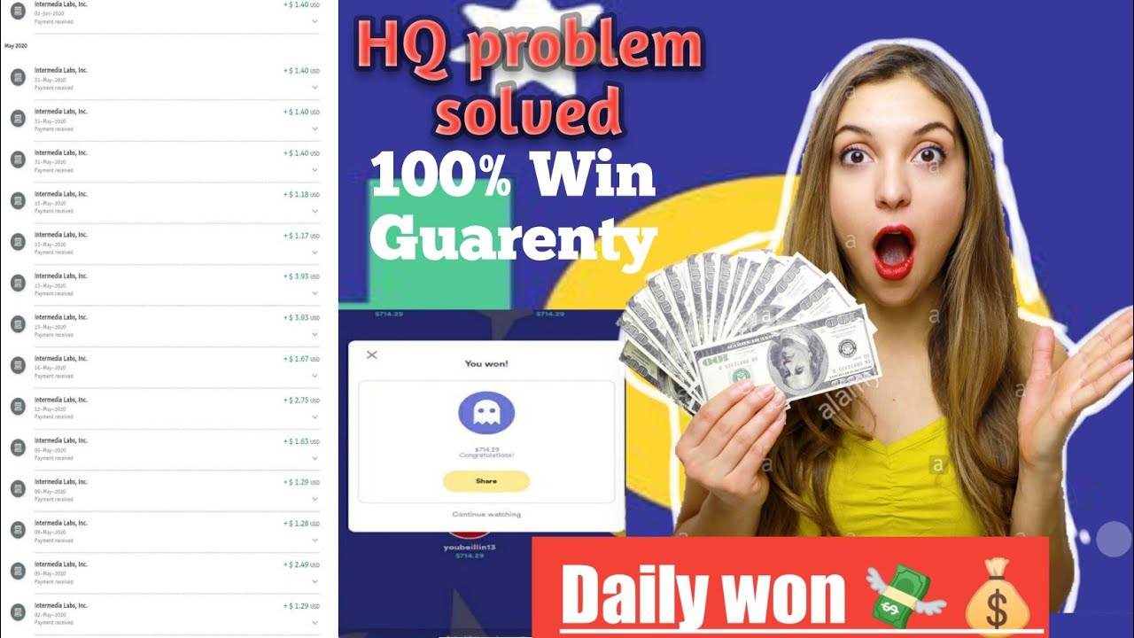 How To Win HQ Trivia Daily.  No Hack. Won $ Everyday