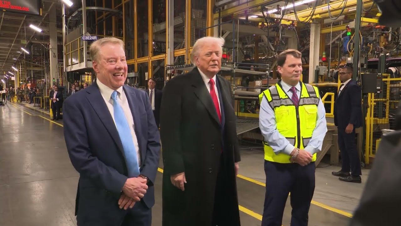 President Trump Participates in a Site Visit and Plant Tour