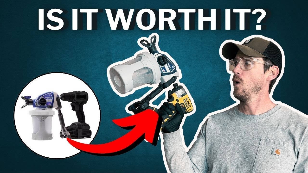 Drill Powered Paint Sprayer?! Is it Worth it?!