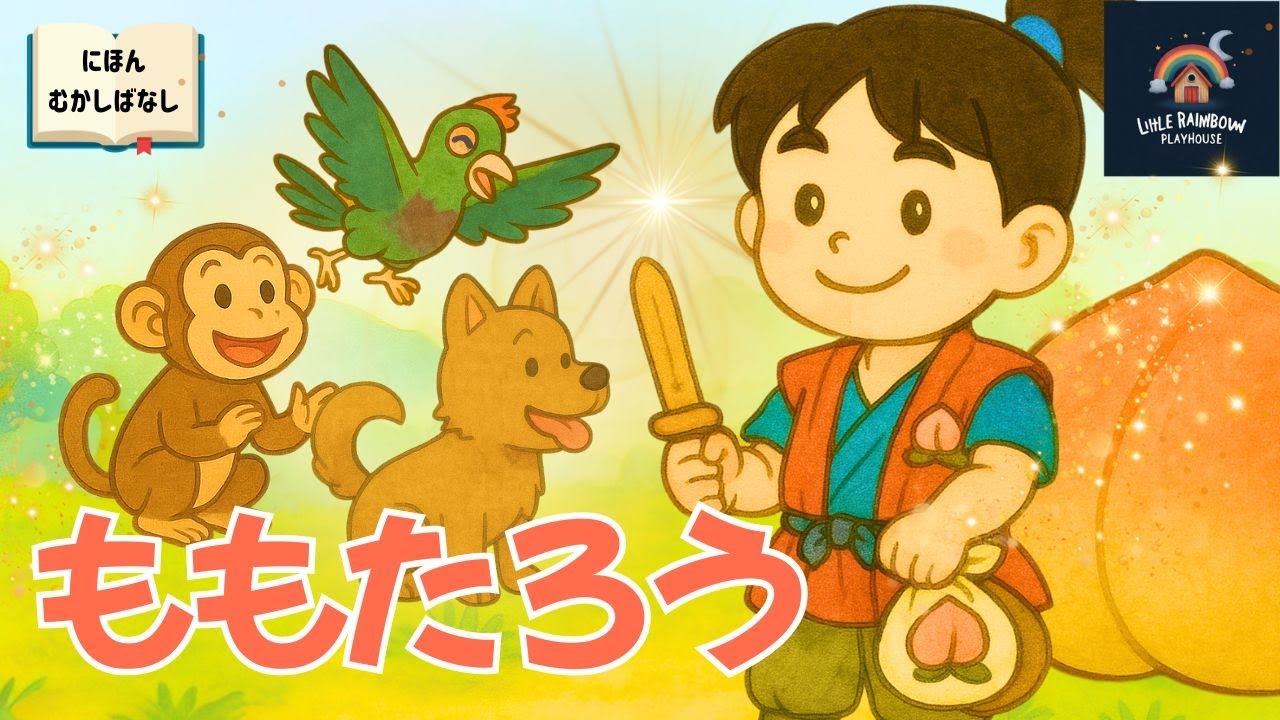 桃太郎｜絵本読み聞かせ 日本昔ばなし【子供向け】