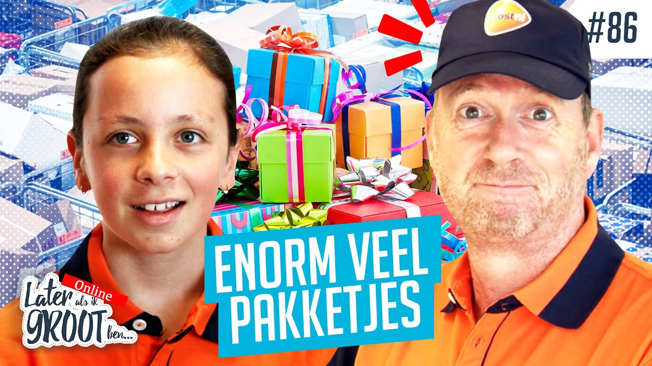 De SNELSTE PAKKETBEZORGER van het land heet Keje!