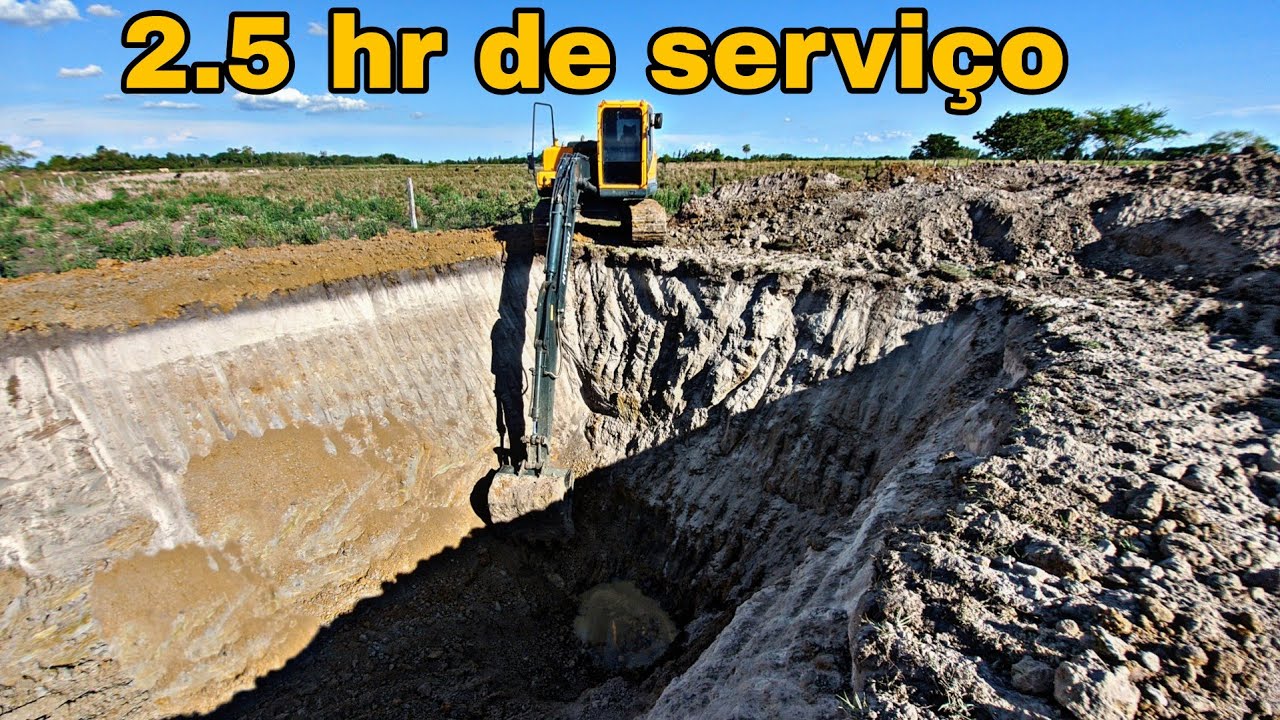 FAZENDO BEBEDOURO ATÉ CHEGAR NA ÁGUA🌊- Escavadeira Hidráulica {op iago}