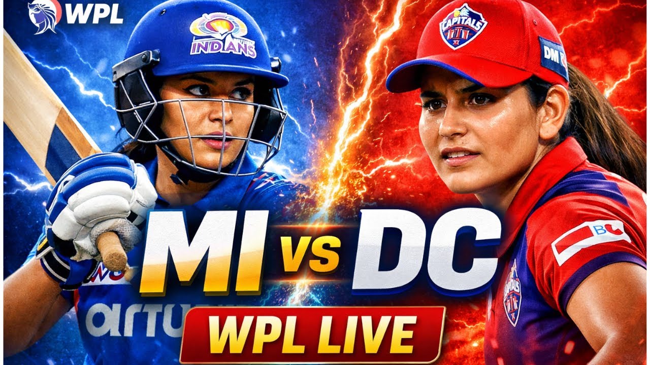 Mumbai vs Delhi Capitals LIVE | WPL 2026 Full Match Streaming