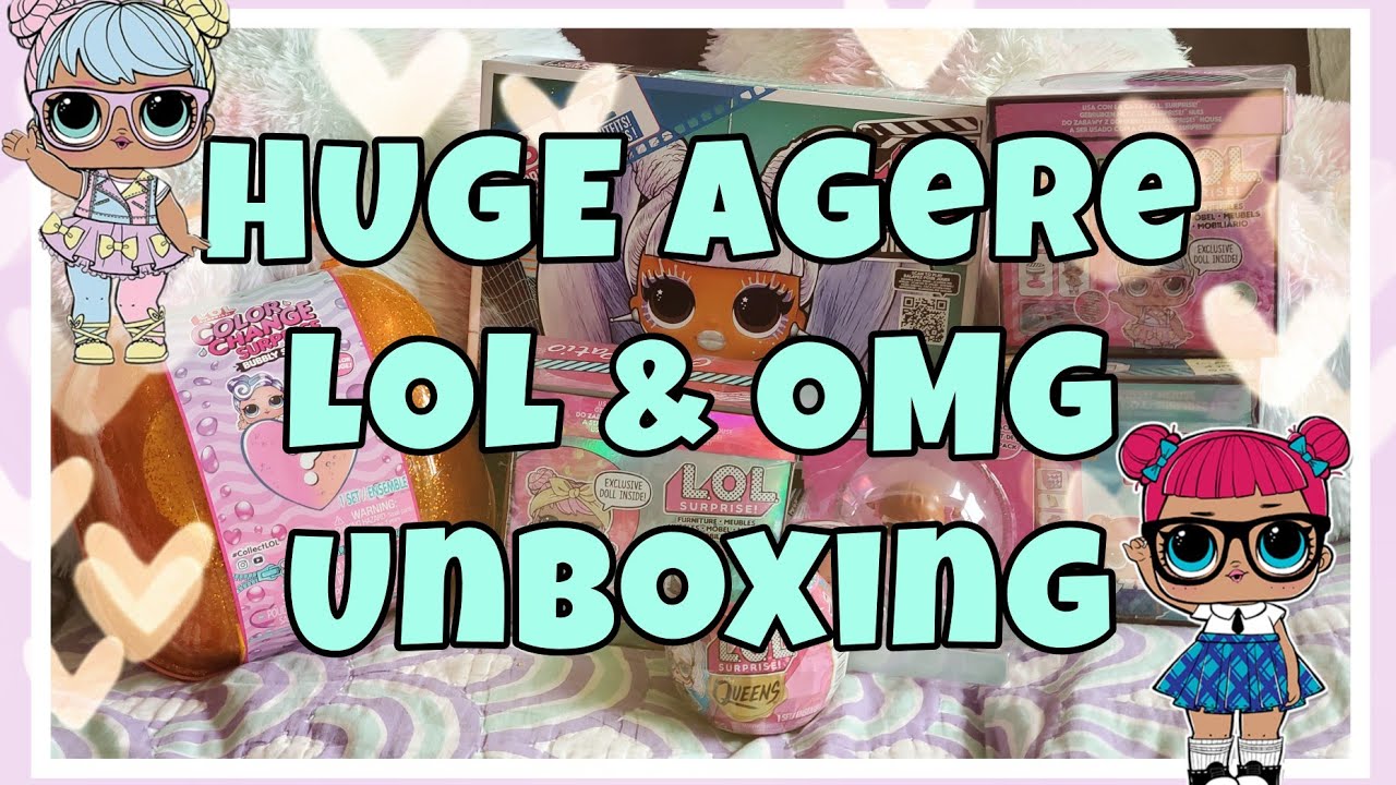 HUGE LOL OMG Unboxing|AgeRe|Age Regression