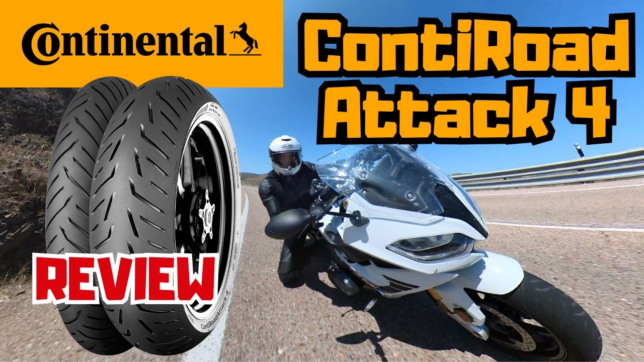 Continental ContiRoadAttack 4 - NEUMÁTICO MOTOS SPORT TOURING vs PIRELLI ANGEL GT 2